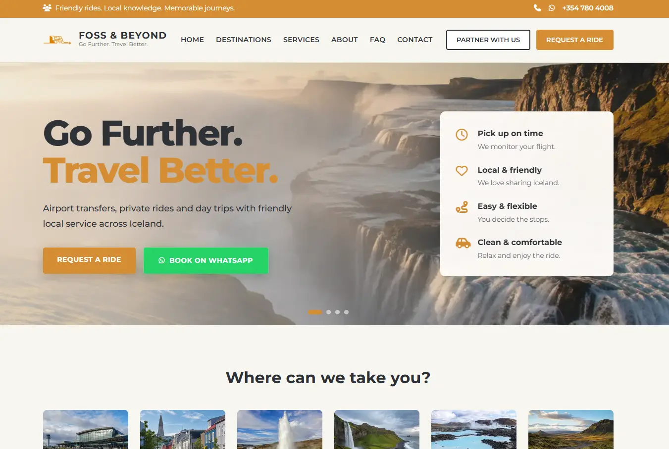 Foss & Beyond website homepage